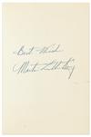 KING, JR., MARTIN LUTHER. Strength to Love. Signed and Inscribed, Best Wishes / Martin Luther King, on the front free endpaper.